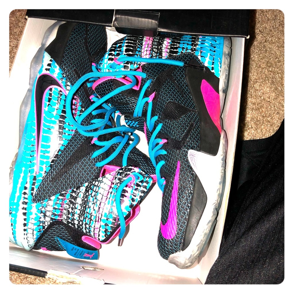 Nike Lebron 12. multi colored